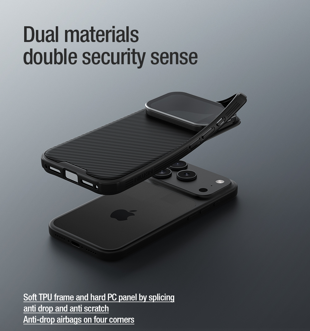 Nillkin CamShield Prop Magnetic Zadní Kryt pro Apple iPhone 17 Pro Max Black