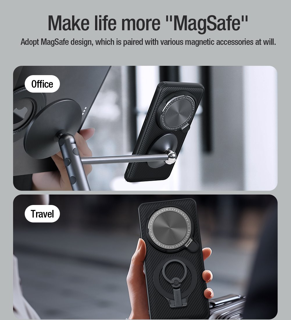 Nillkin CamShield Prop Magnetic Zadní Kryt pro Xiaomi 15 Ultra Black