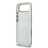 Guess PC/TPU Mirror 4G Glitter Logo MagSafe Zadní Kryt pro iPhone Air Gold