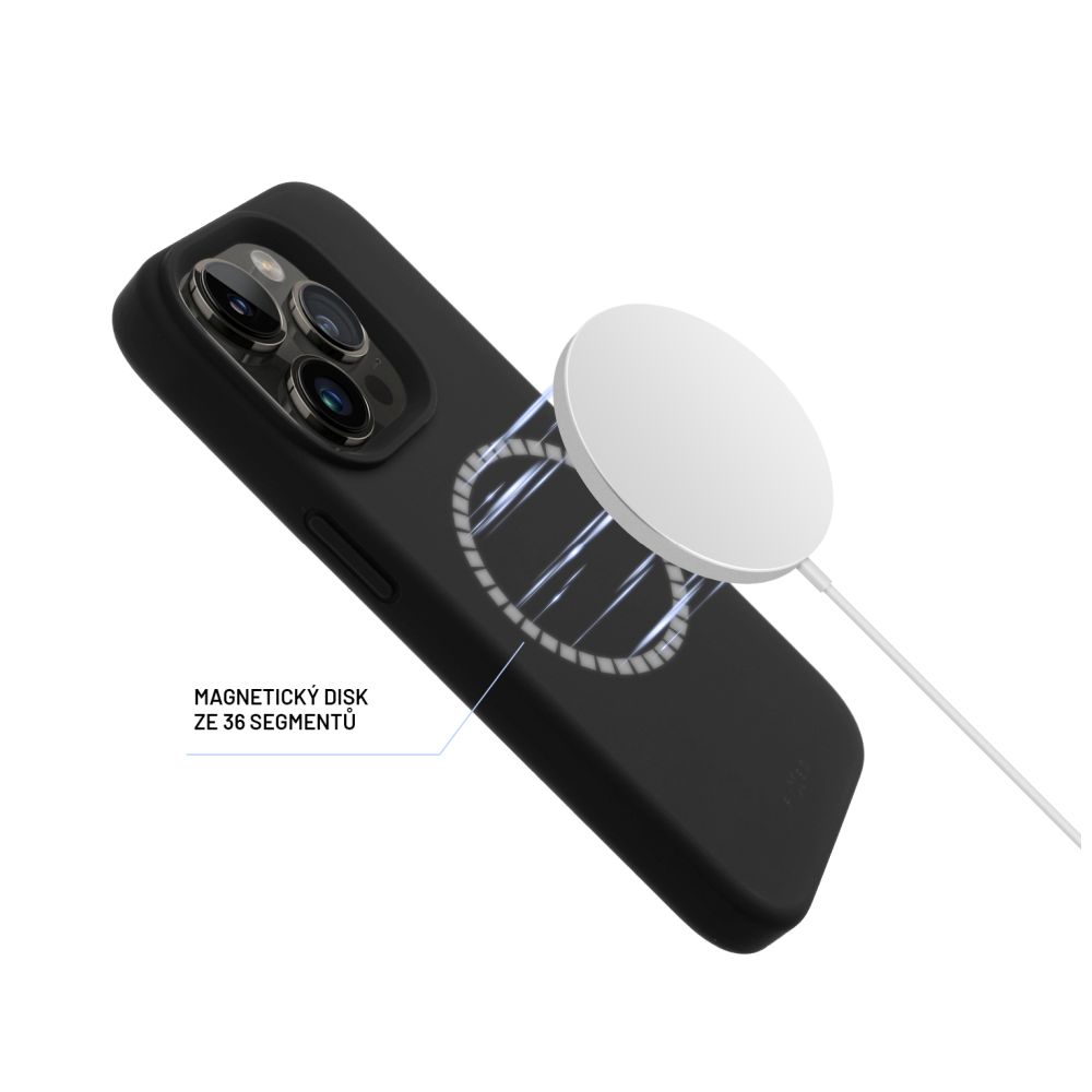 Zadní kryt FIXED MagFlow s podporou MagSafe pro Samsung Galaxy S25 Edge 5G, černý