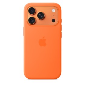 Originální kryt Silicone Case with MagSafe pro Apple iPhone 17 Pro, orange