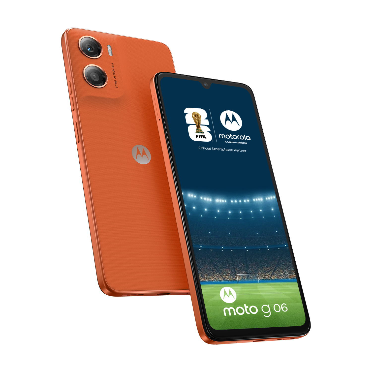 Motorola Moto G06 4GB/64GB PANTONE Arabesque (oranžová)