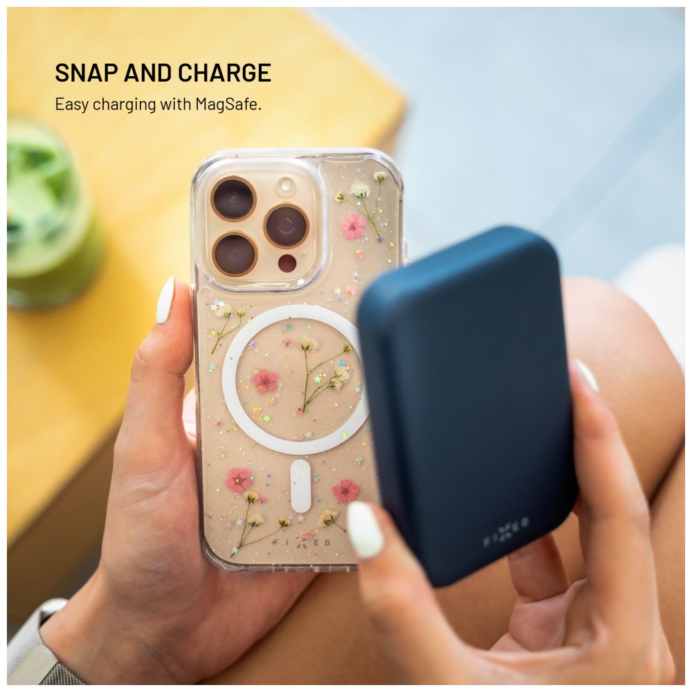 Zadní kryt FIXED MagBloom s podporou MagSafe pro Apple iPhone 16, Blush Plum