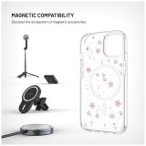 Zadní kryt FIXED MagBloom s podporou MagSafe pro Apple iPhone 15, Blush Plum