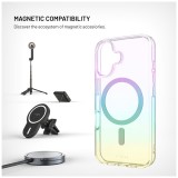 Zadní kryt FIXED MagRainbow s podporou MagSafe pro Apple iPhone 16, duhový