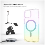 Zadní kryt FIXED MagRainbow s podporou MagSafe pro Apple iPhone 15, duhový