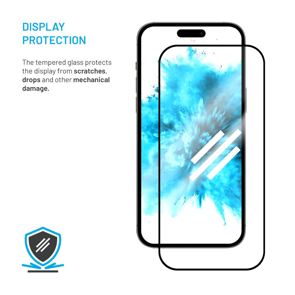 Tvrzené sklo FIXED Full-Cover s aplikátorem pro Samsung Galaxy A27 5G, 2ks, černá (obrázek 5)