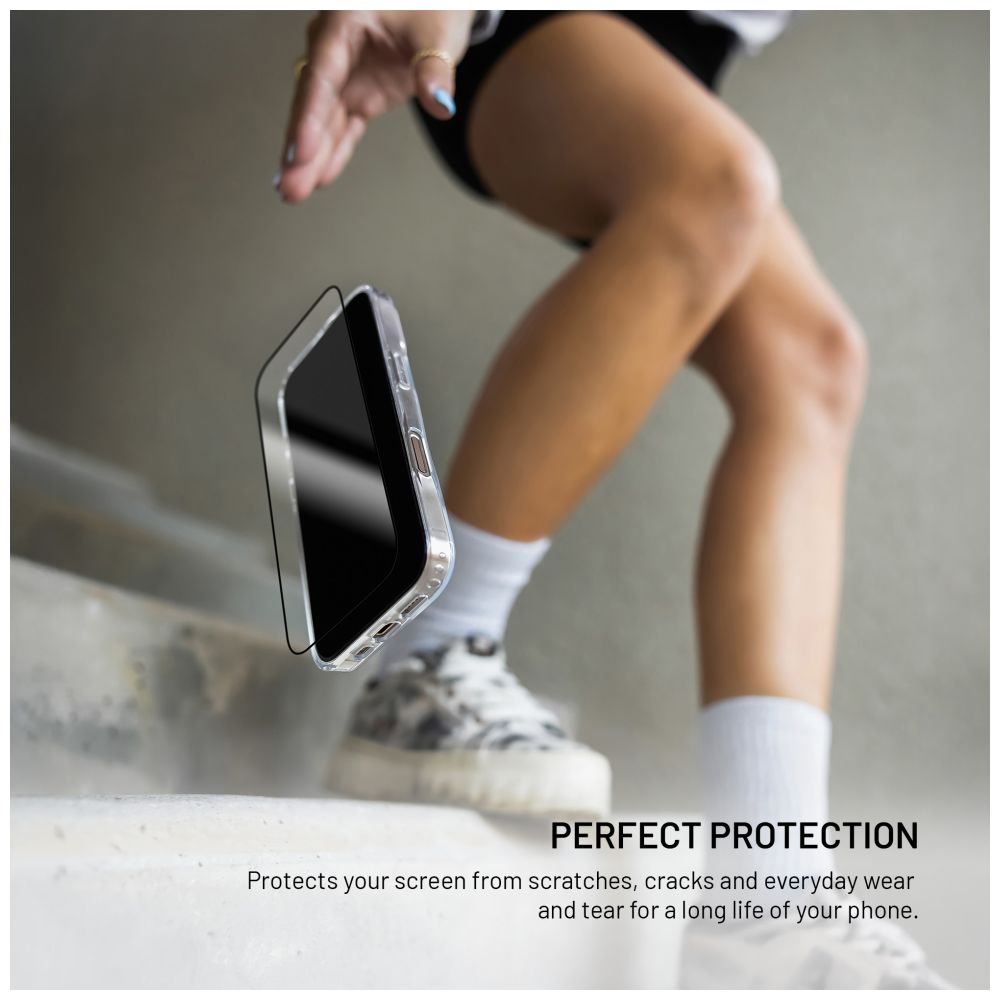 Tvrzené sklo FIXED Full-Cover s aplikátorem pro Samsung Galaxy A17 4G/5G, 2ks, černé