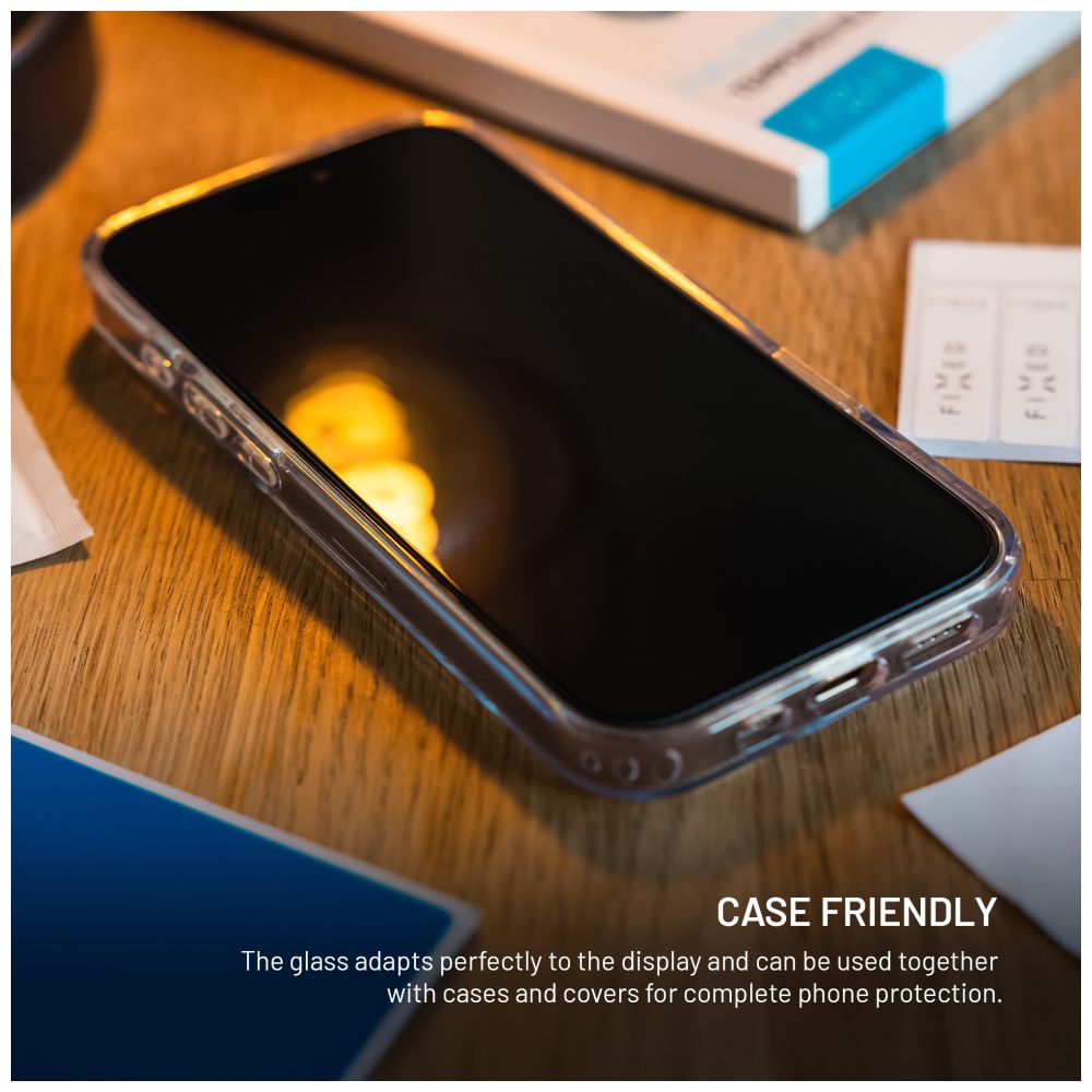 Tvrzené sklo FIXED Full-Cover s aplikátorem pro Samsung Galaxy A17 4G/5G, 2ks, černé