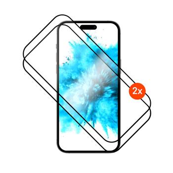 Tvrzené sklo FIXED Full-Cover s aplikátorem pro Xiaomi Redmi 15 5G, 2ks, černá