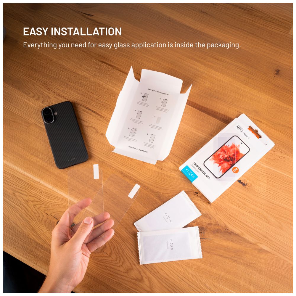 Tvrzené sklo FIXED pro Xiaomi 17 Ultra, 2ks, čiré