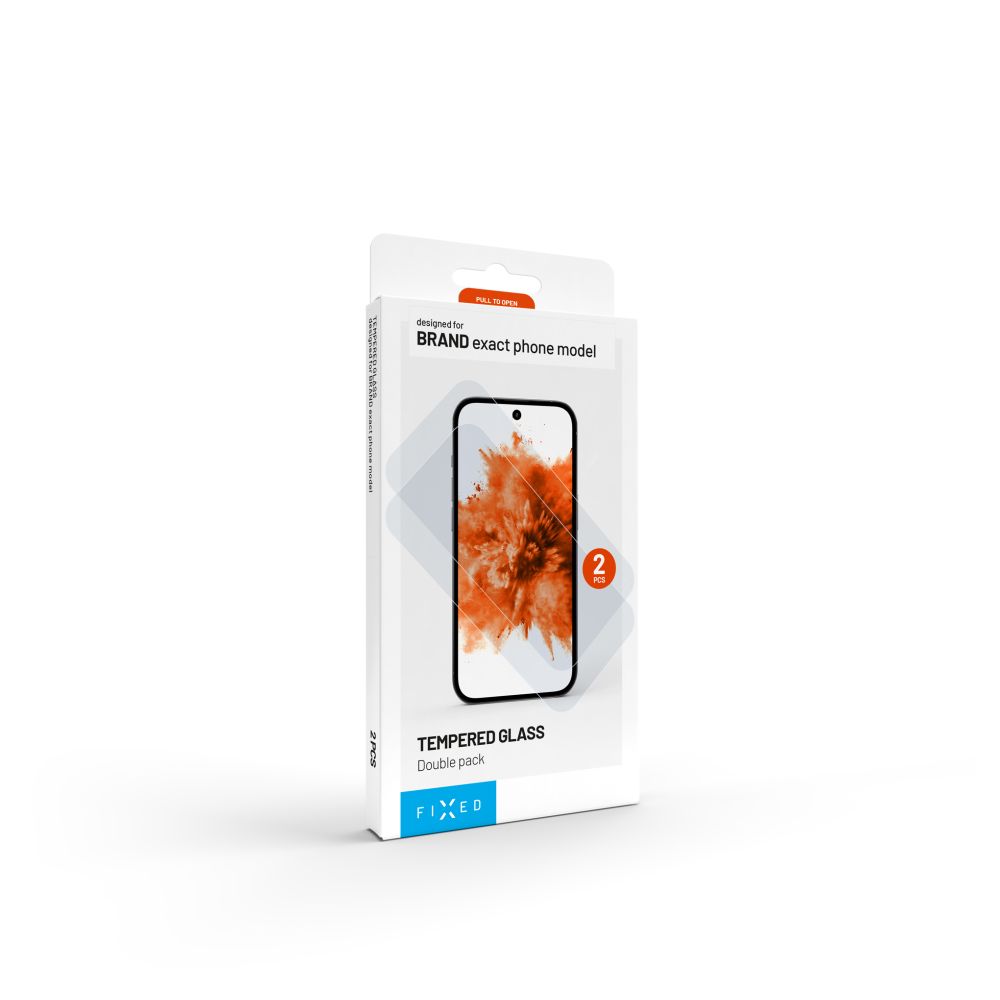 Tvrzené sklo FIXED pro Motorola Edge 70, 2ks, čiré