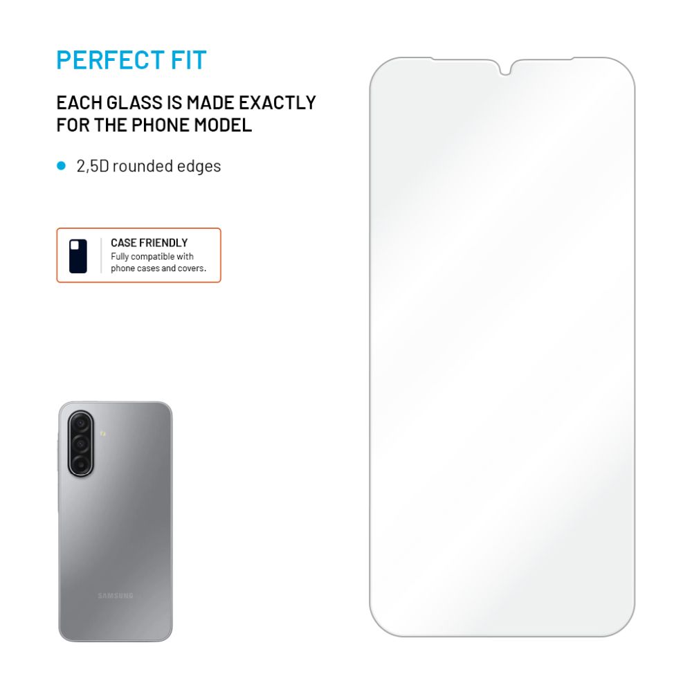 Ochranné tvrzené sklo FIXED pro A17 4G/5G, 2ks, čirá