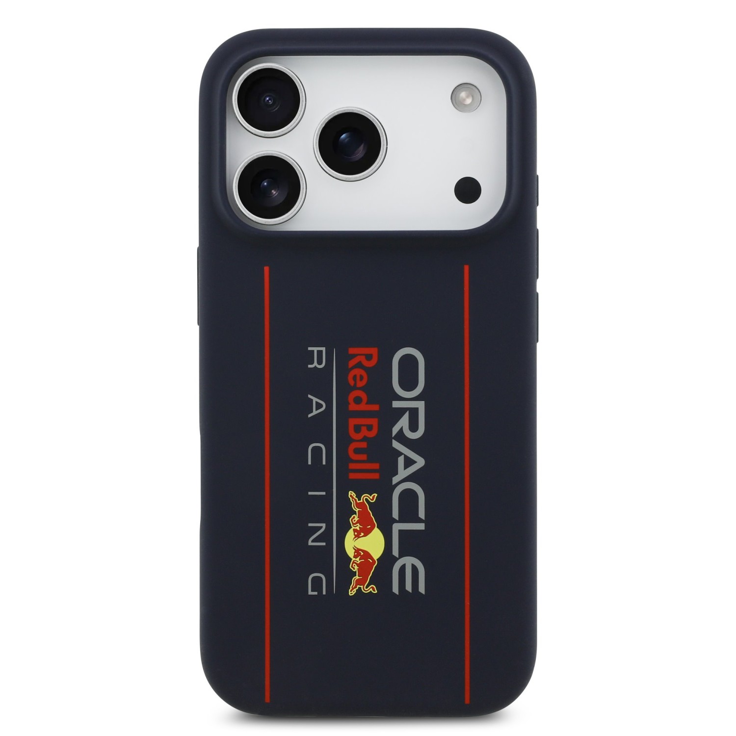 Red Bull Silicone Vertical Logo MagSafe Zadní Kryt pro iPhone 17 Pro Max Navy