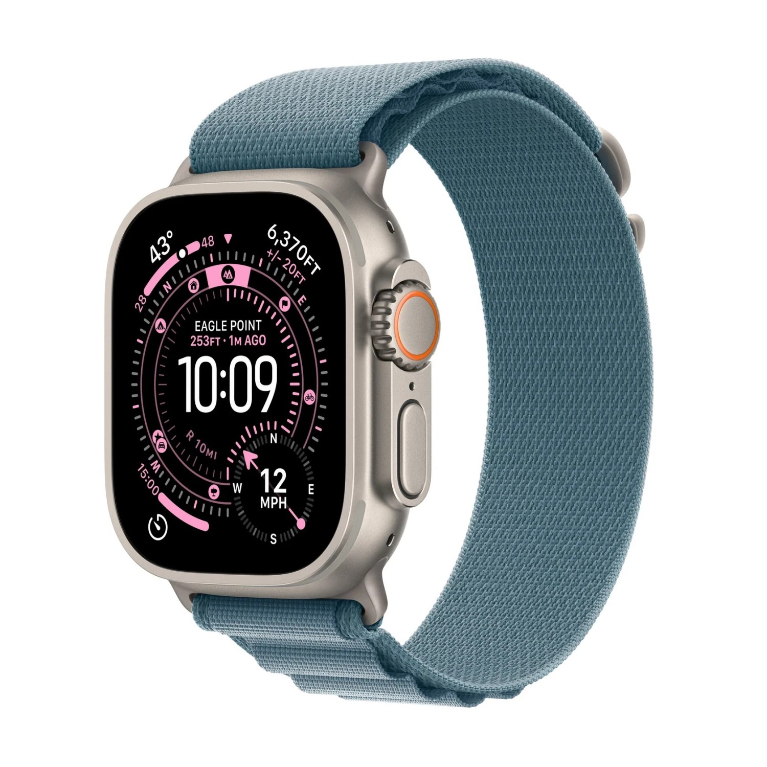 Apple Watch Ultra 3 -49 mm Alpine Loop přírodní/světlemodré L