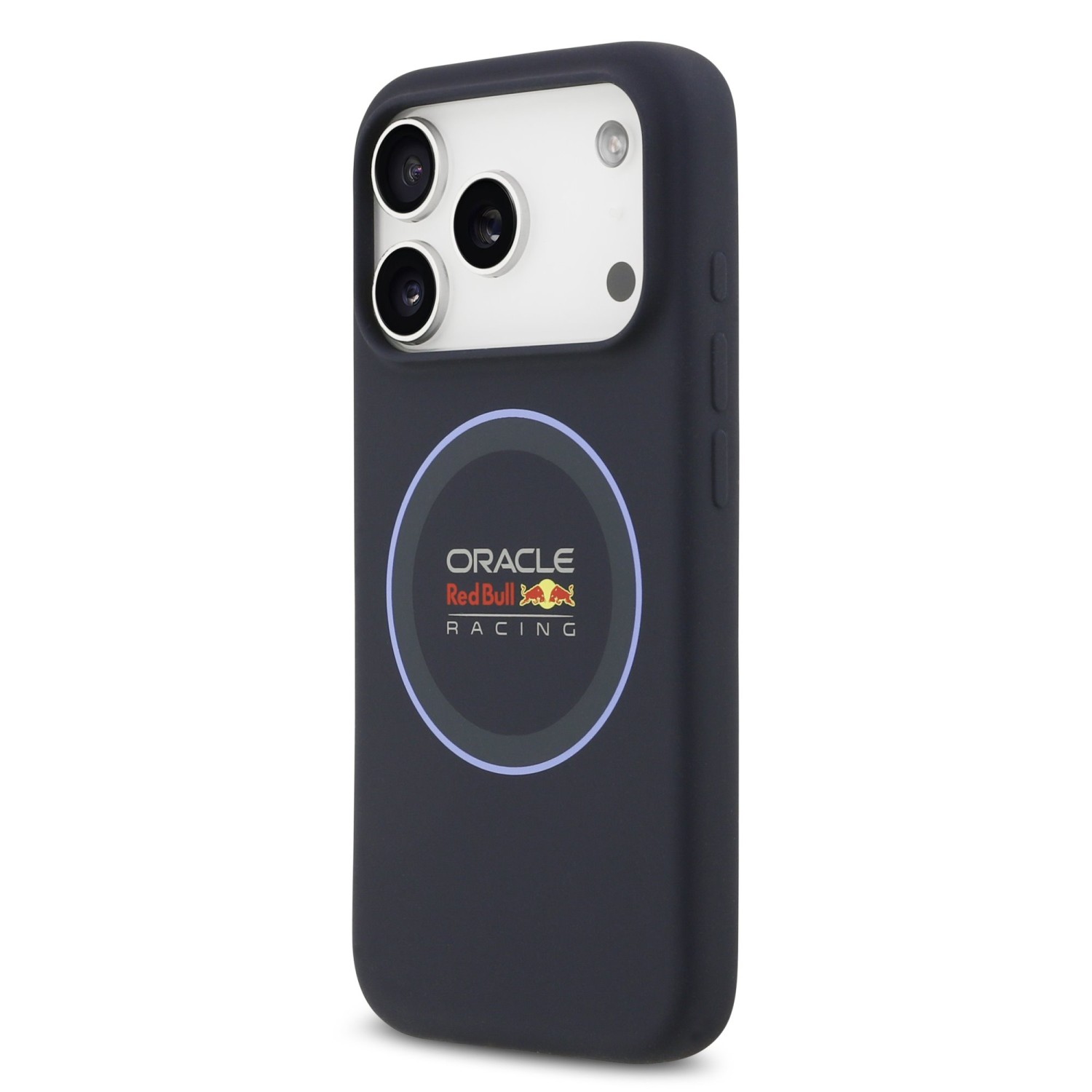 Red Bull Silicone Blue Ring MagSafe Zadní Kryt pro iPhone 17 Pro Navy