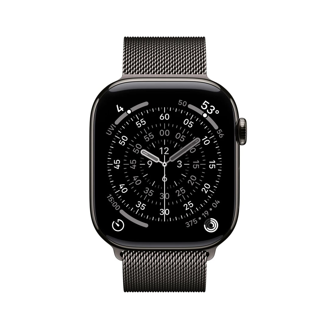 Apple Watch S11 Cell - 46mm Milanese Loop břidlicově šedé M/L