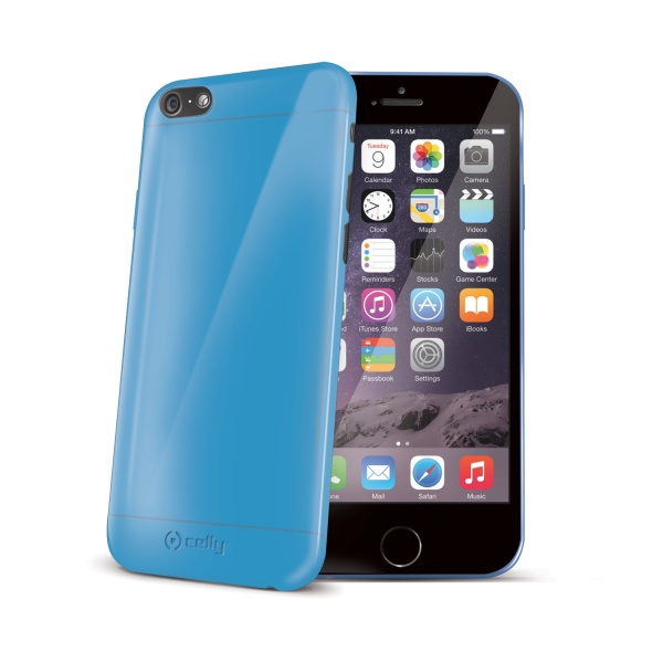 Silikonové TPU pouzdro CELLY Gelskin pro Apple iPhone 6 / 6S, modré