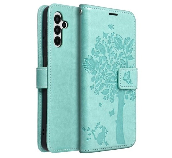 Flipové pouzdro MEZZO Book case pro Samsung Galaxy A17, tree green