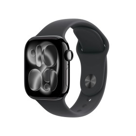 Apple Watch S11 Cell - 42mm Sport Band klavírně černé/černé M/L