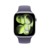 Apple Watch S11 - 42mm Sport Band stříbrné/mlžně fialové M/L