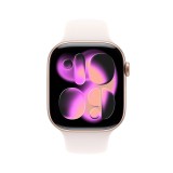 Apple Watch S11 - 42mm Sport Band růžově zlaté/světleruměné M/L