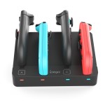 iPega SW2081 Nabíjecí Stanice pro JoyCon Ovladače Nintendo Switch 1/2 Black