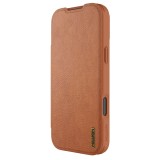 Nillkin Qin Book PRO Pouzdro pro Apple iPhone 17 Pro Max Brown