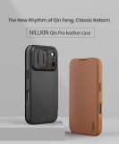 Nillkin Qin Book PRO Pouzdro pro Apple iPhone 17 Pro Brown