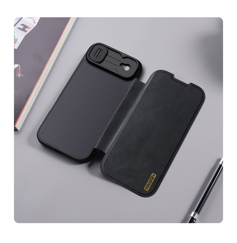 Nillkin Qin Book PRO Pouzdro pro Apple iPhone Air Black