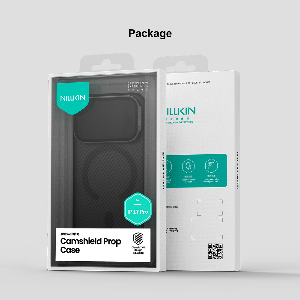 Nillkin CamShield Prop Zadní Kryt pro Apple iPhone 17 Pro Transparent Black
