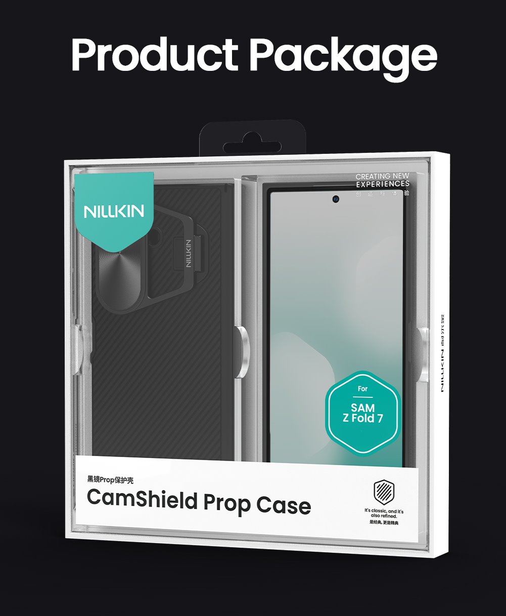 Nillkin CamShield Prop Zadní Kryt pro Samsung Galaxy Z Fold 7 Black
