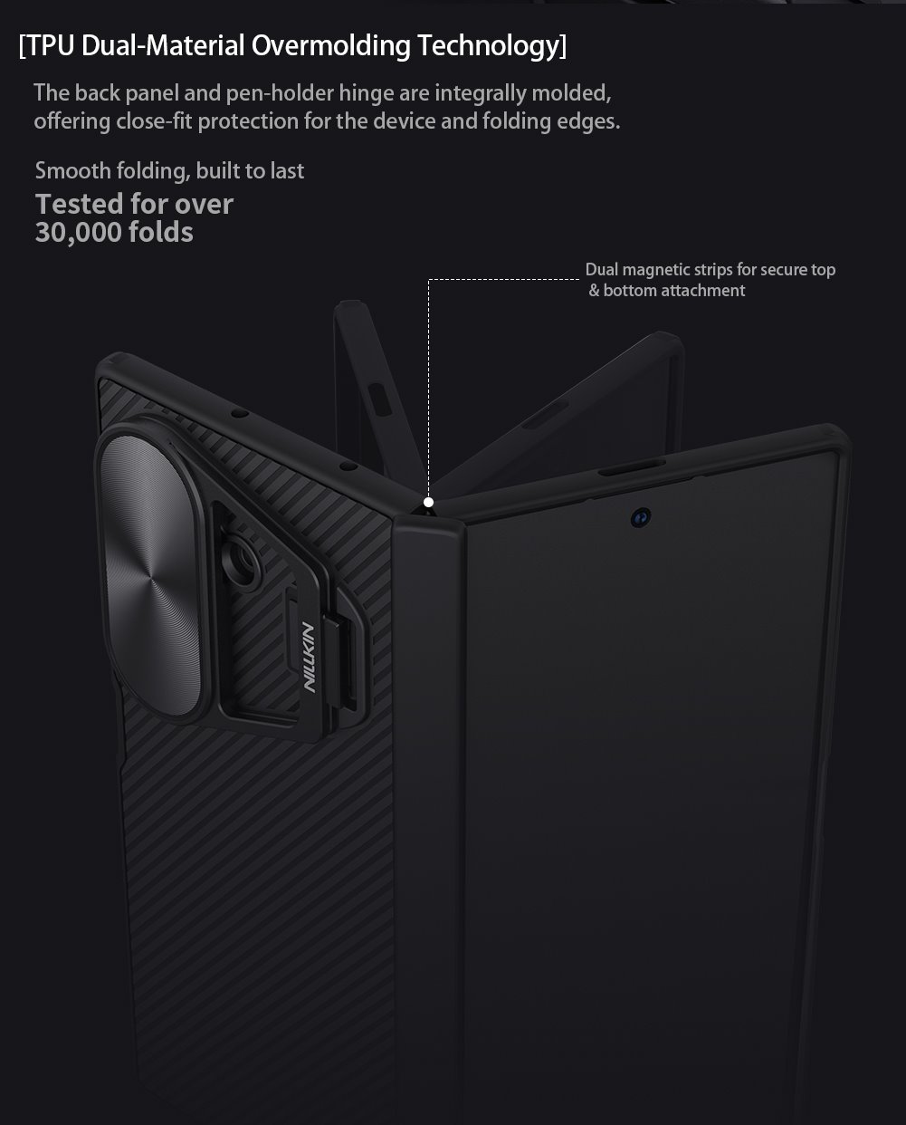 Nillkin CamShield Prop Zadní Kryt pro Samsung Galaxy Z Fold 7 Black