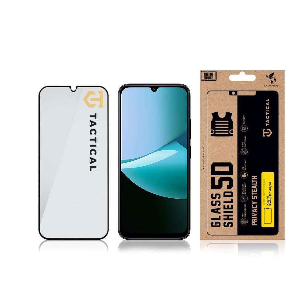 Ochranné sklo Tactical Glass Shield Privacy Stealth 5D pro Apple iPhone 17 Pro Max, černá