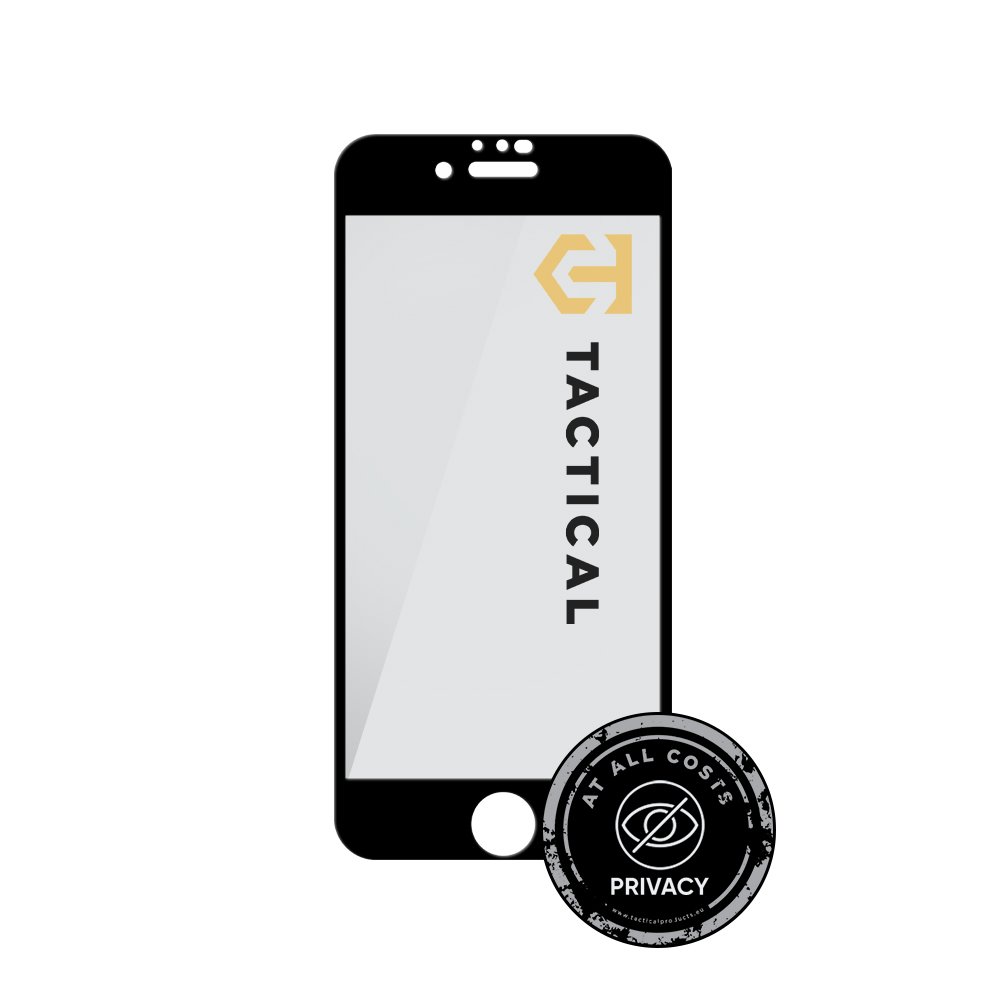 Tactical Glass Shield Privacy Stealth 5D sklo pro Apple iPhone 7/8/SE 2020/SE 2022 Black