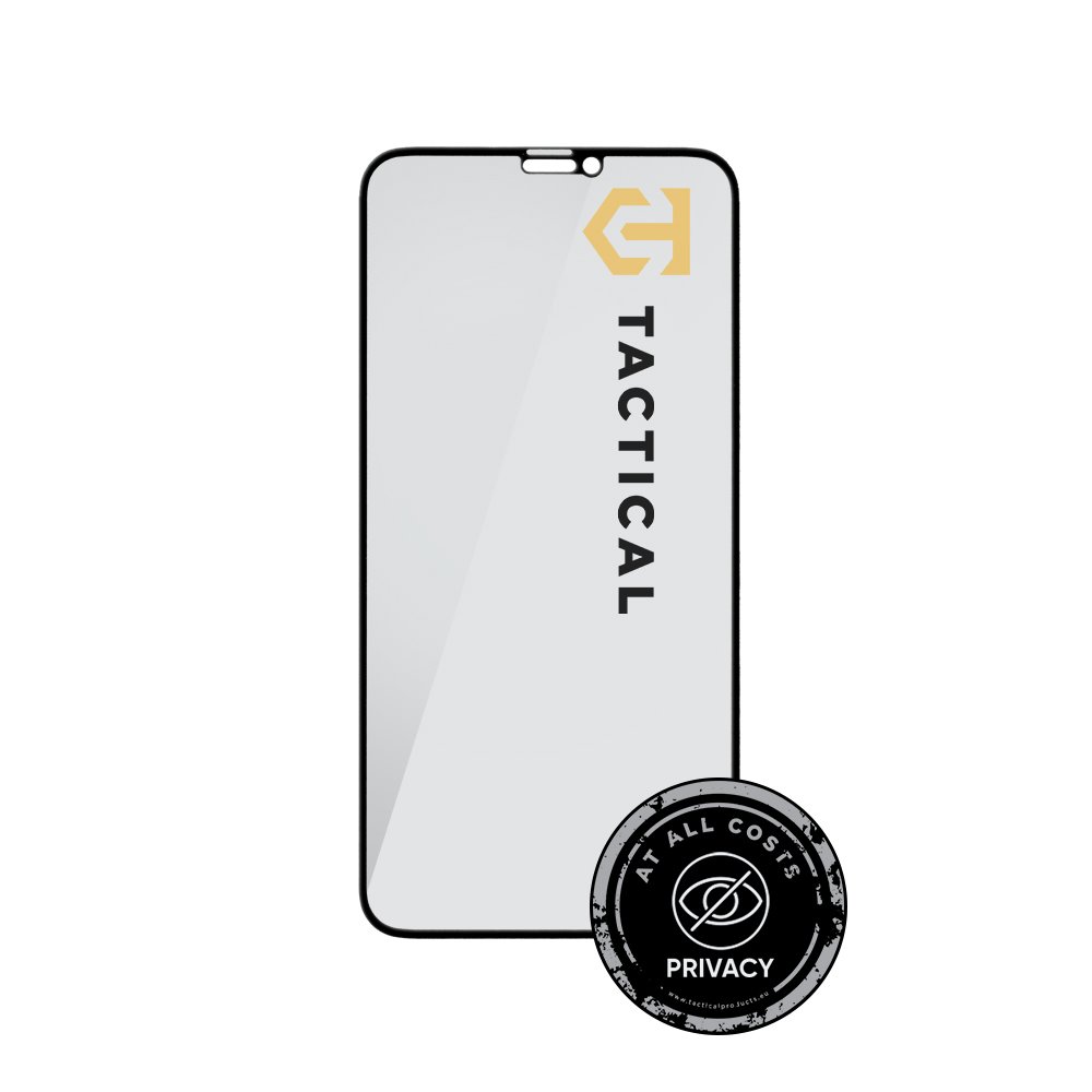 Tactical Glass Shield Privacy Stealth 5D sklo pro Apple iPhone 11/XR Black 