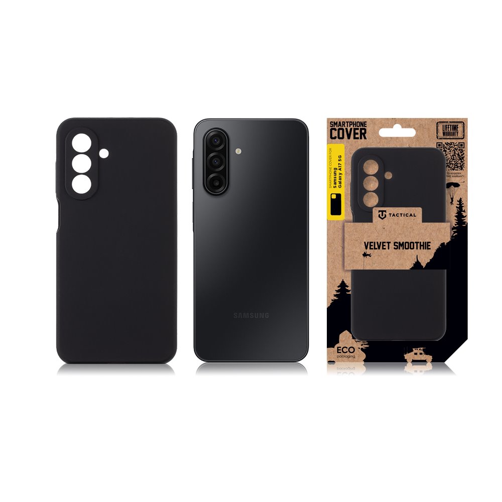 Tactical Velvet Smoothie Kryt pro Samsung Galaxy A17 5G Asphalt