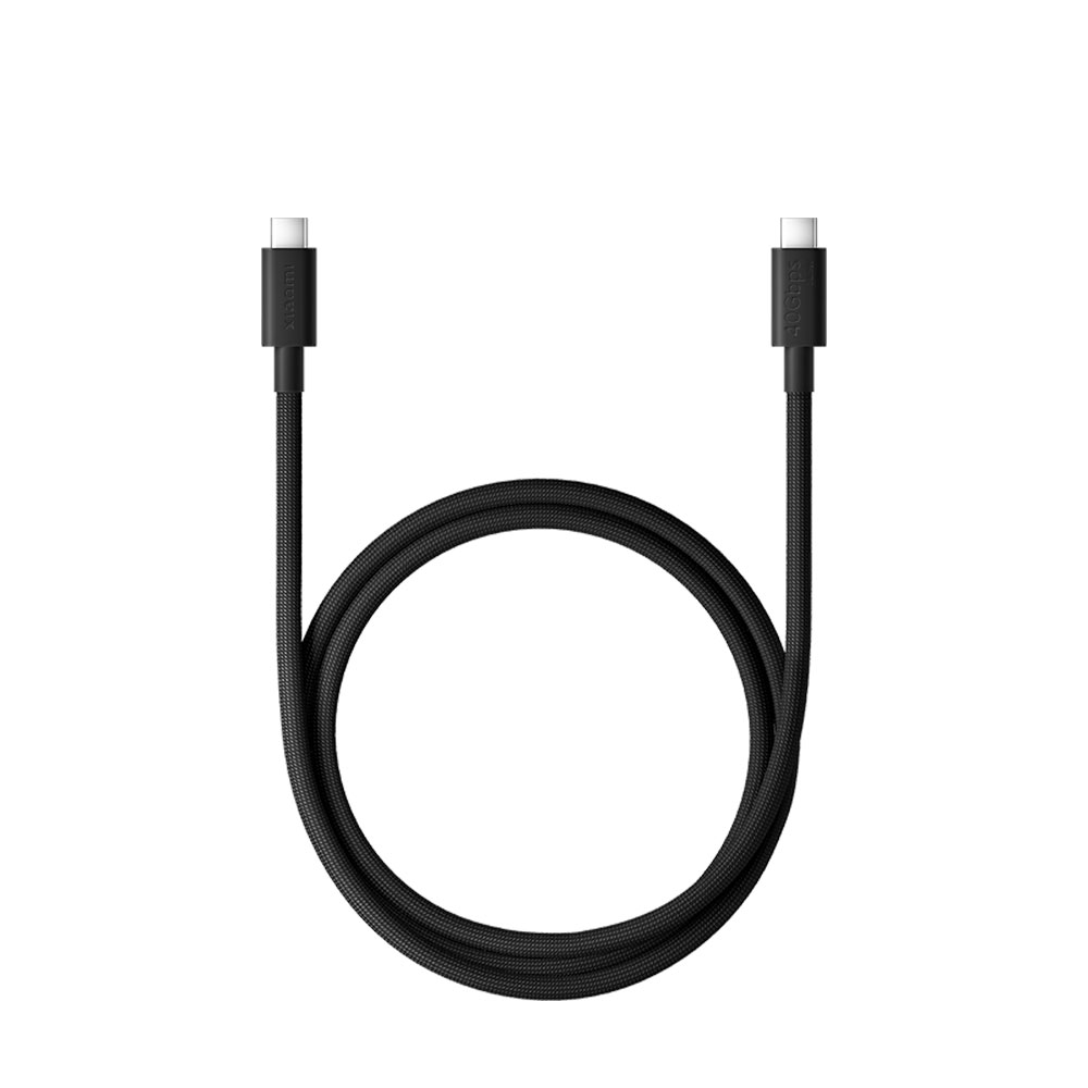 Xiaomi 6A High-speed USB4 USB-C/USB-C kabel (1m) černá
