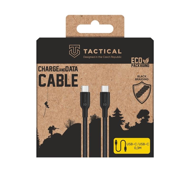 Kabel Tactical Stitch Thread Cable USB-C/USB-C 0,3m, černá