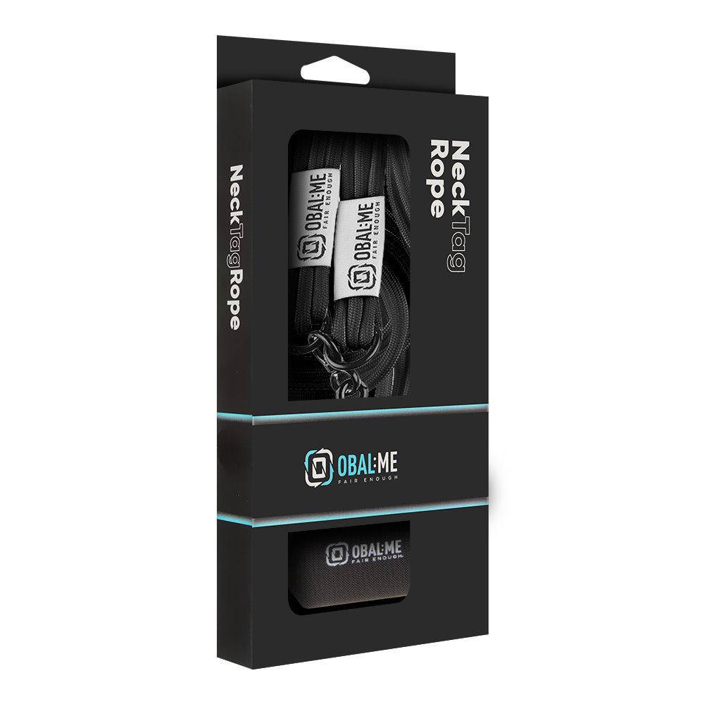 OBAL:ME NeckTag Trio Popruh na Telefon Black