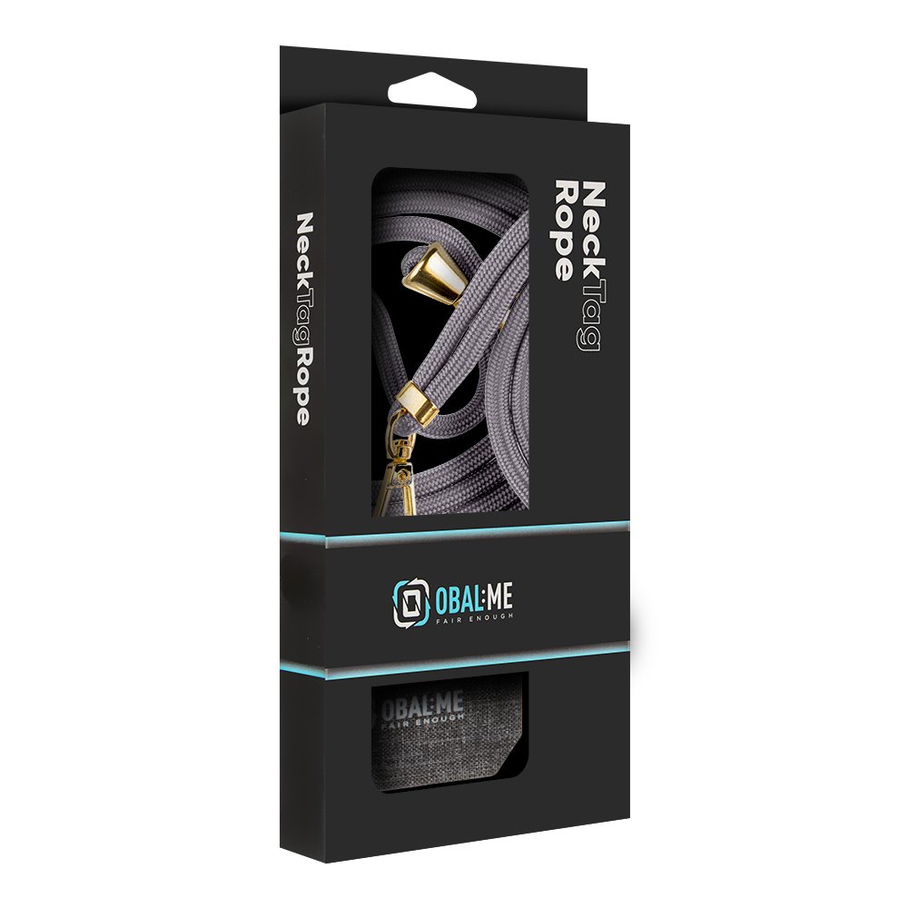 OBAL:ME NeckTag Allure Popruh na Telefon Dark grey