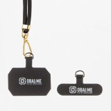 OBAL:ME NeckTag Allure Popruh na Telefon Black