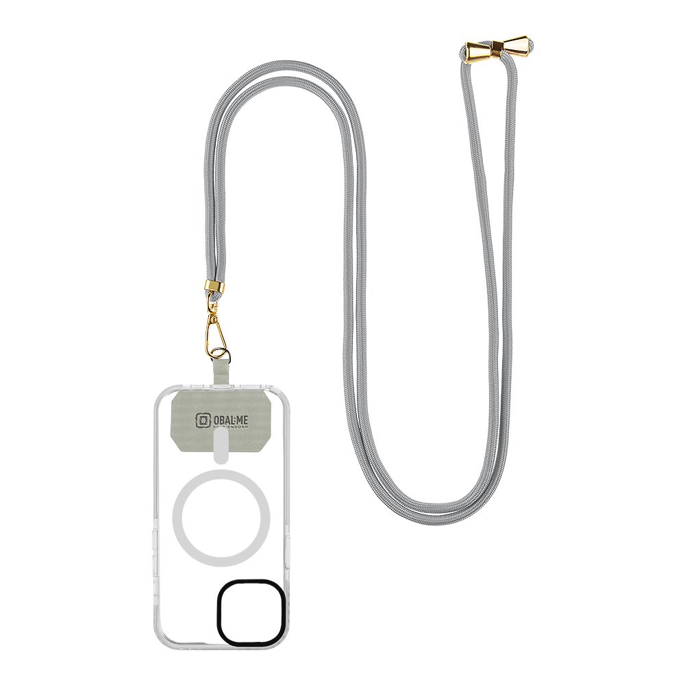 OBAL:ME NeckTag Allure Popruh na Telefon Light grey