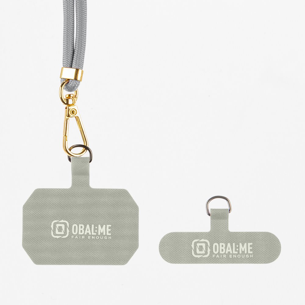 OBAL:ME NeckTag Allure Popruh na Telefon Light grey