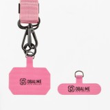 OBAL:ME NeckTag Ribbon Popruh na Telefon Pink