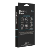 OBAL:ME NeckTag Ribbon Popruh na Telefon Black