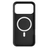 Kryt FIXED MagLeather pro Apple iPhone 17 Pro Max, z veganské kůže s podporou MagSafe, černý