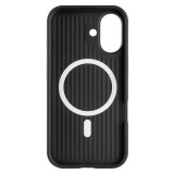 Kryt FIXED MagLeather pro Apple iPhone 17, z veganské kůže s podporou MagSafe, černý