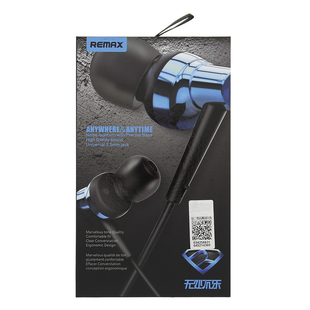 Remax RM575 Stereo Headset 3,5mm Black/Blue