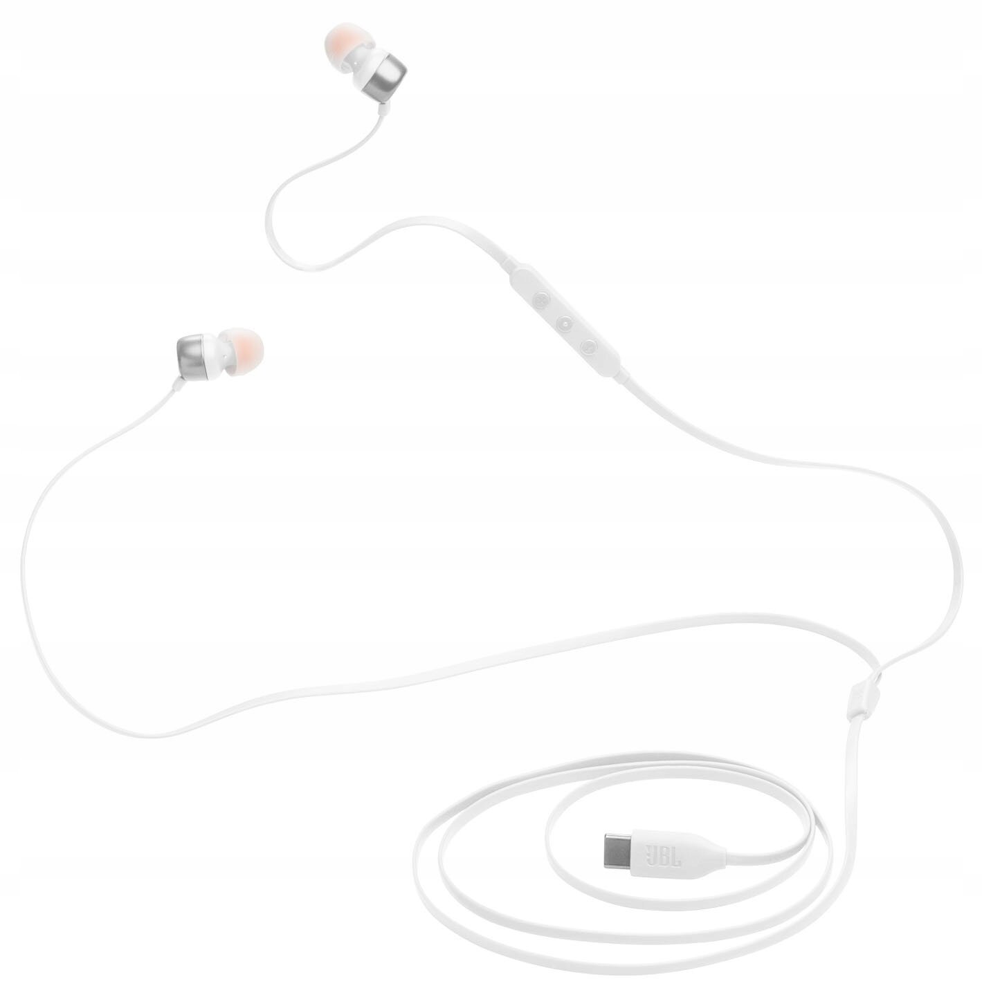 JBL Tune 310C In-Ear USB-C Headphones White